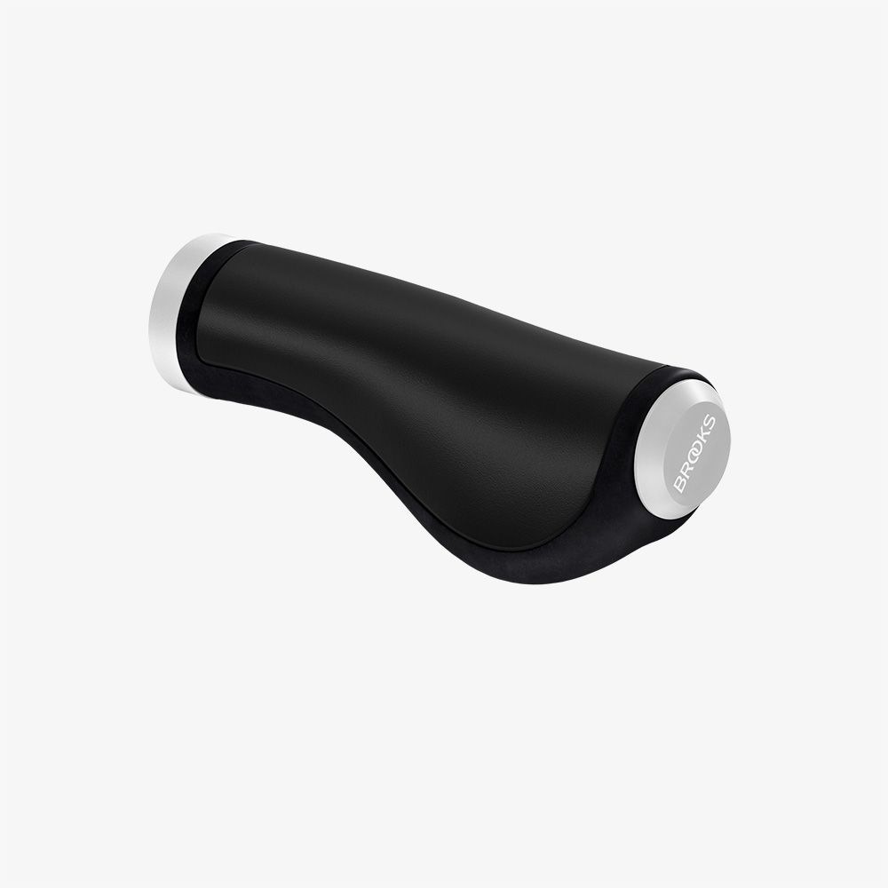 Brooks Ergonomic Black Leather Grips - Upgrade